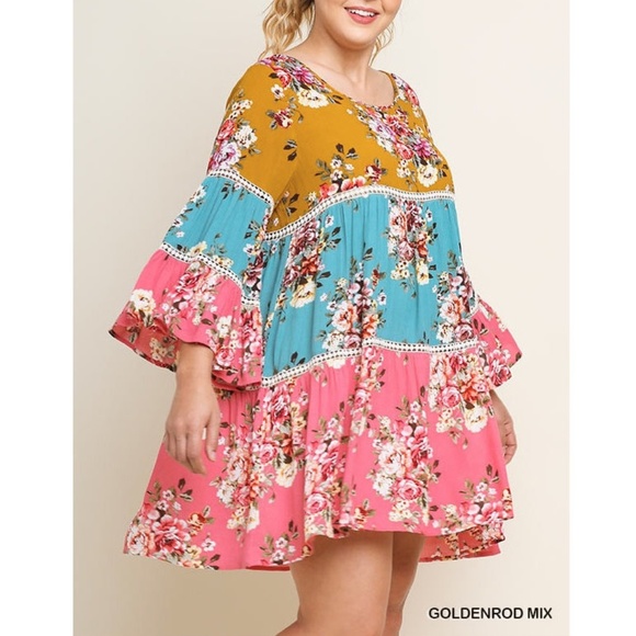 Umgee Dresses & Skirts - SOLD OUT Boho Hippie Babydoll Swing Dress